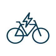 ícone bicicleta elétrica